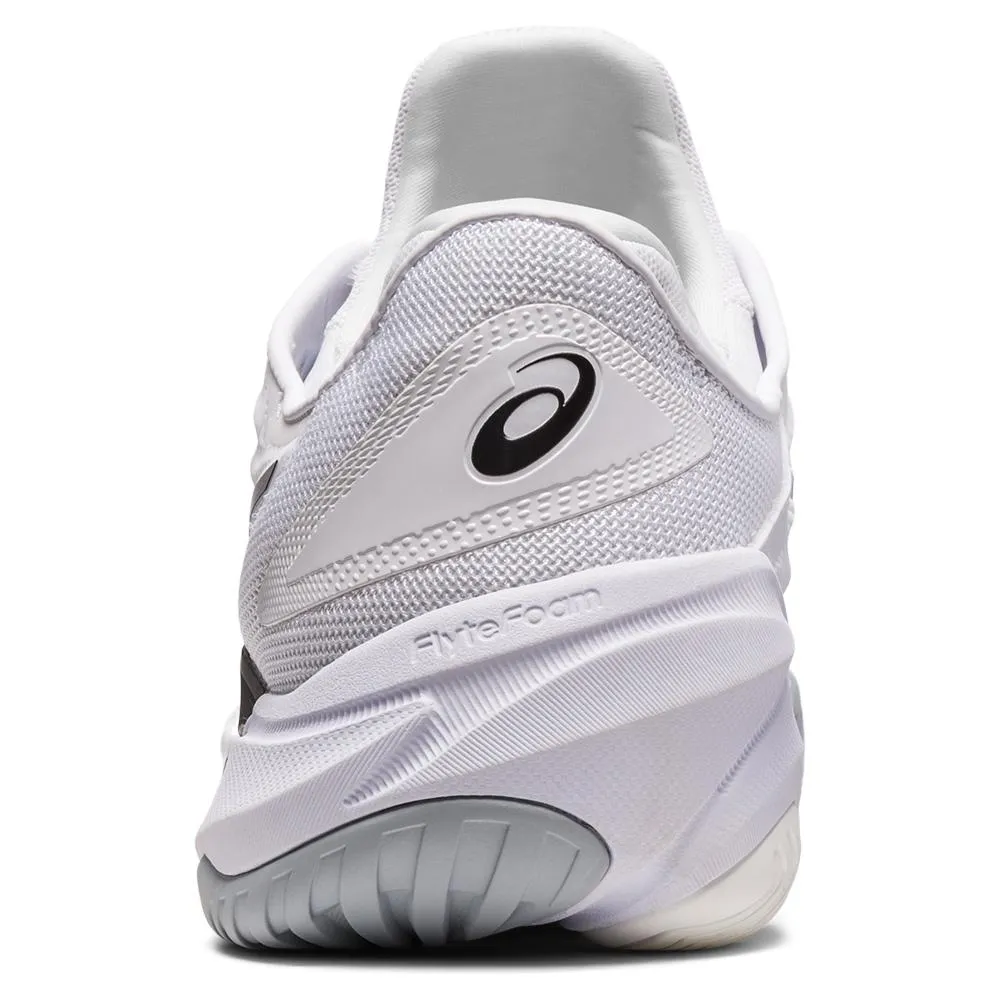 Men`s Court FF 3 Tennis Shoes White and Black