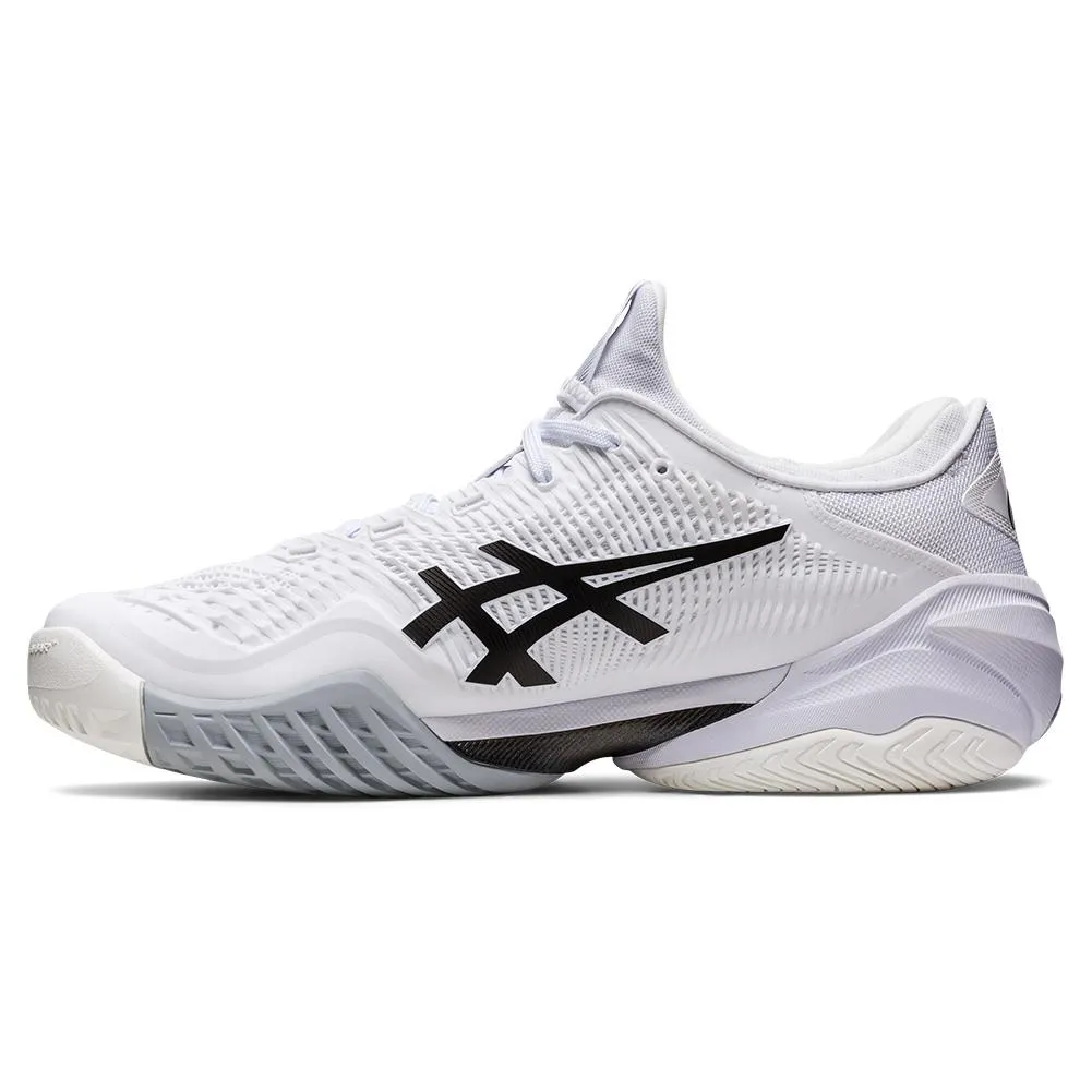 Men`s Court FF 3 Tennis Shoes White and Black
