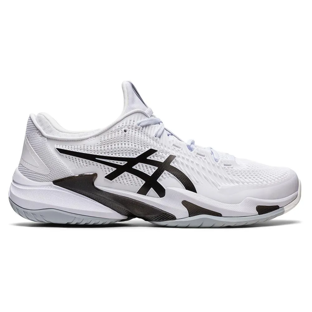 Men`s Court FF 3 Tennis Shoes White and Black