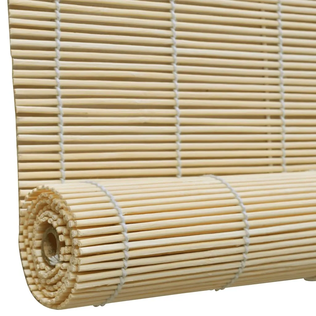 Natural Bamboo Roller Blinds 150 X 220 Cm