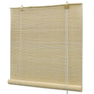 Natural Bamboo Roller Blinds 150 X 220 Cm