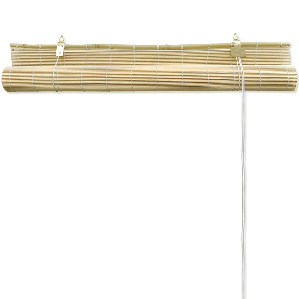 Natural Bamboo Roller Blinds 150 X 220 Cm