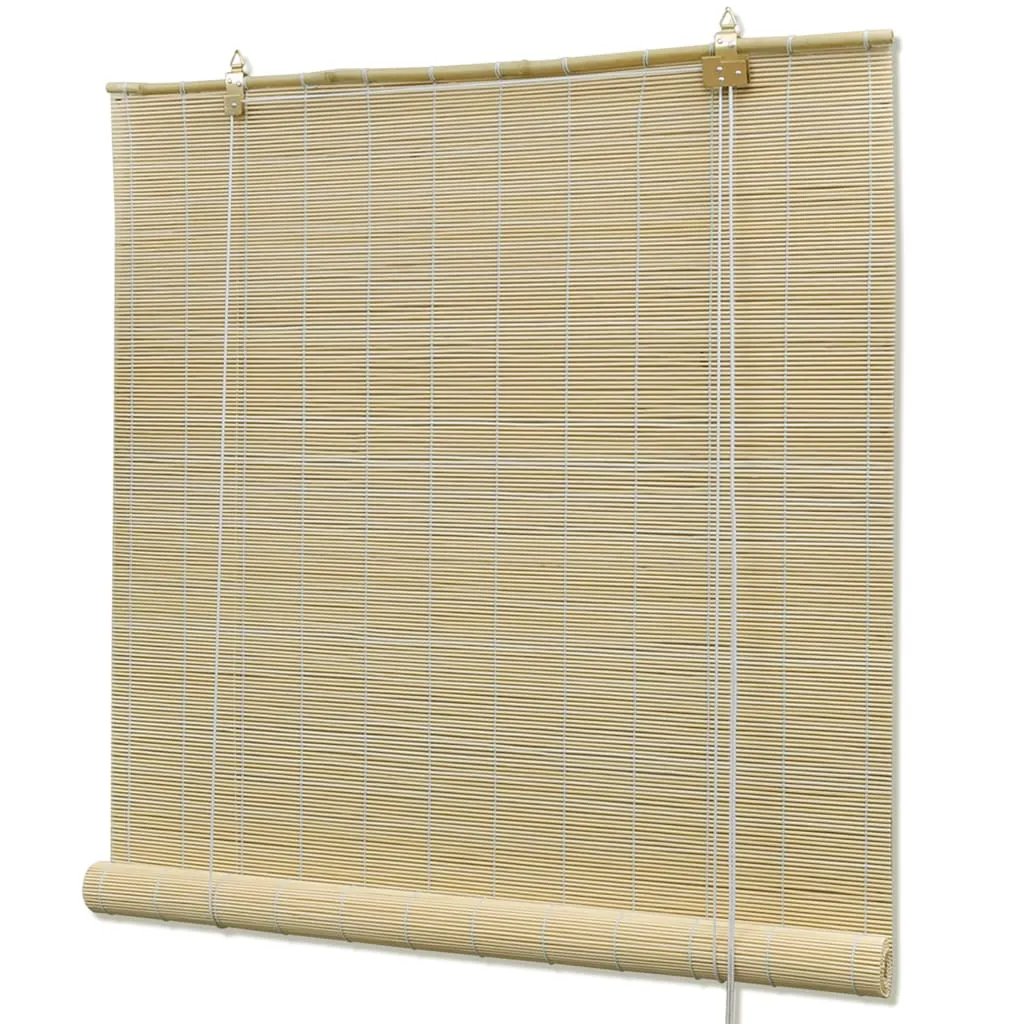 Natural Bamboo Roller Blinds 150 X 220 Cm