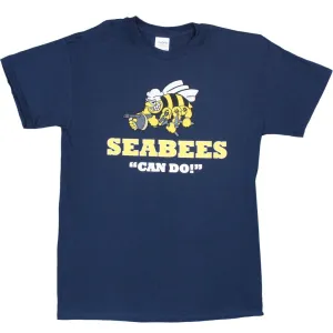 Navy Sea Bee Can Do T-Shirt