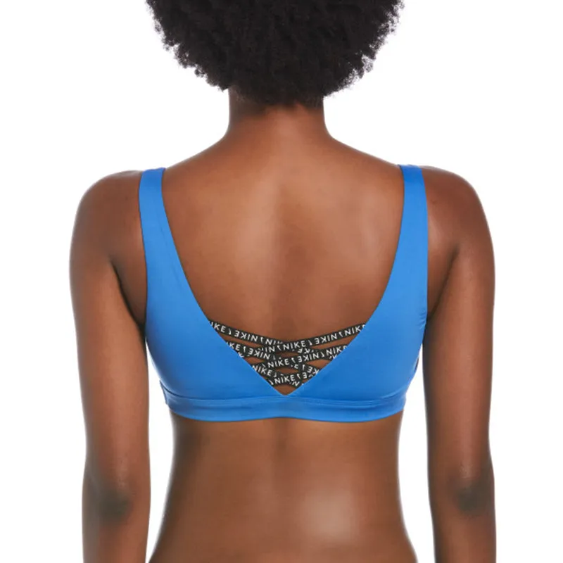 Nike - Women's Sneakerkini Scoop Neck Bikini Top (Pacific Blue)
