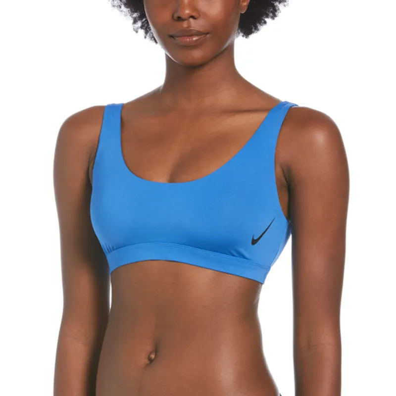 Nike - Women's Sneakerkini Scoop Neck Bikini Top (Pacific Blue)