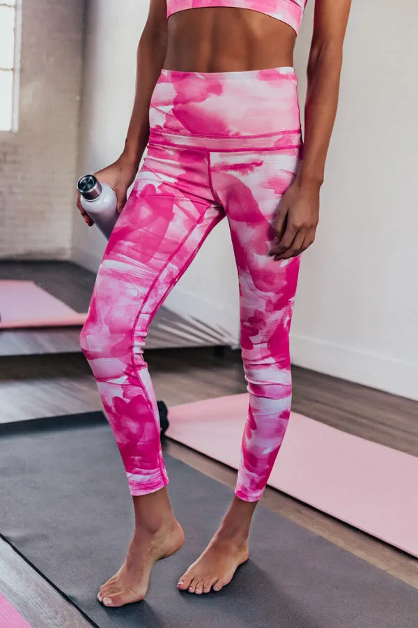 Passion For Fitness High Waist Active Legging In Pink