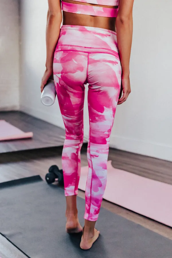 Passion For Fitness High Waist Active Legging In Pink