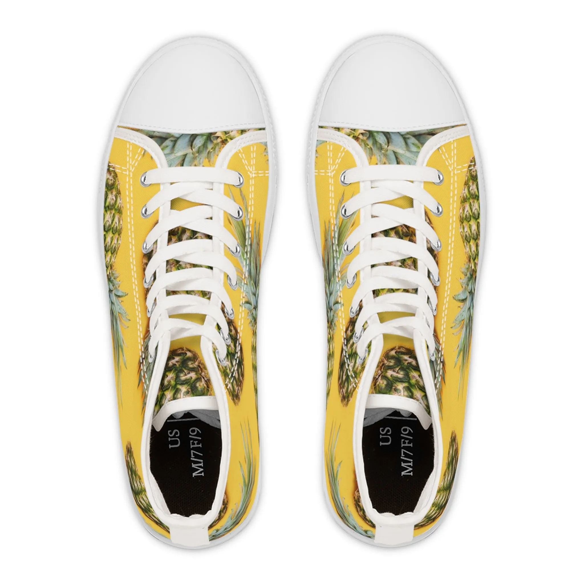 Pineapple - Inovax Women's Hight Top Sneakers