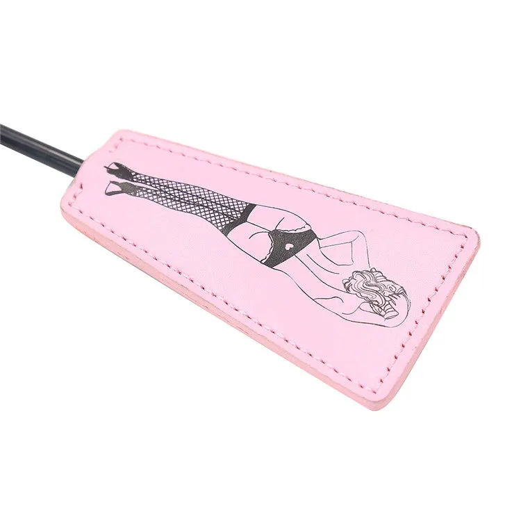 Pink Feather Tickler and Mistress Spanking Crop