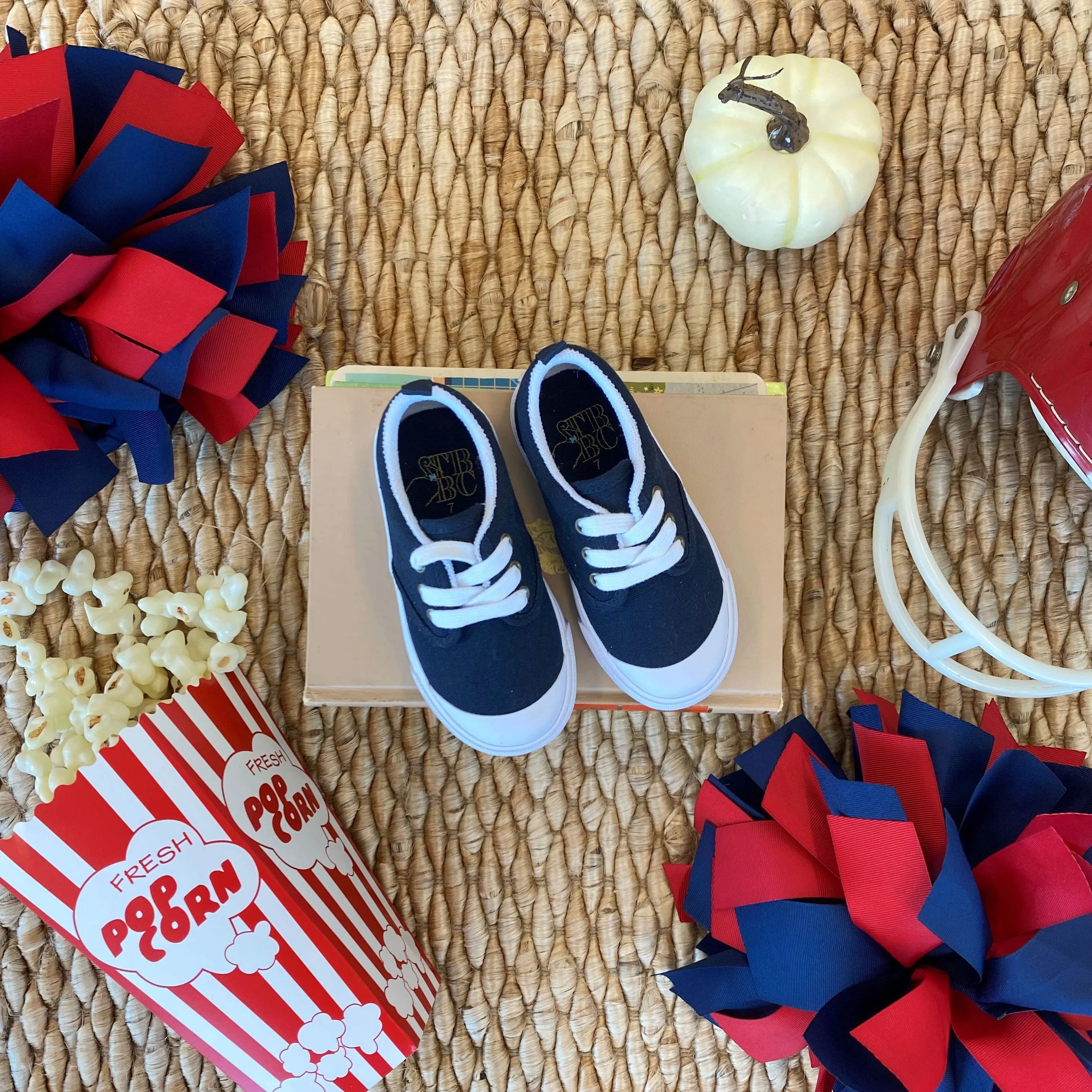 Prep Step Sneakers - Nantucket Navy with Nantucket Navy Stripe