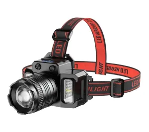 Rechargeable Flashing 2000mah Super Bright Torch Light T51 Induction LED Headlight Waterproof Camping Mobile Power Bank Headlamp