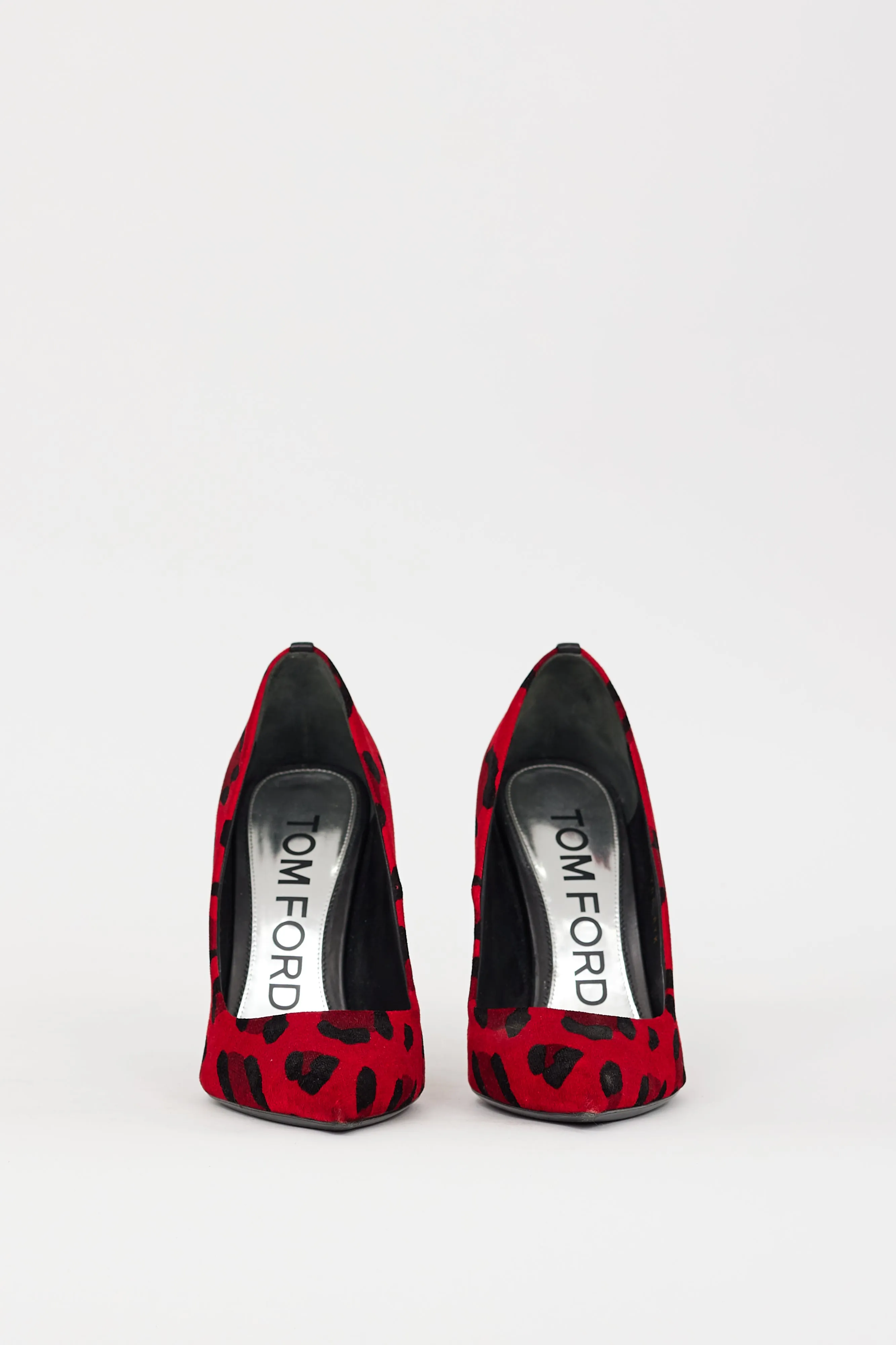 Red & Black Printed Heel