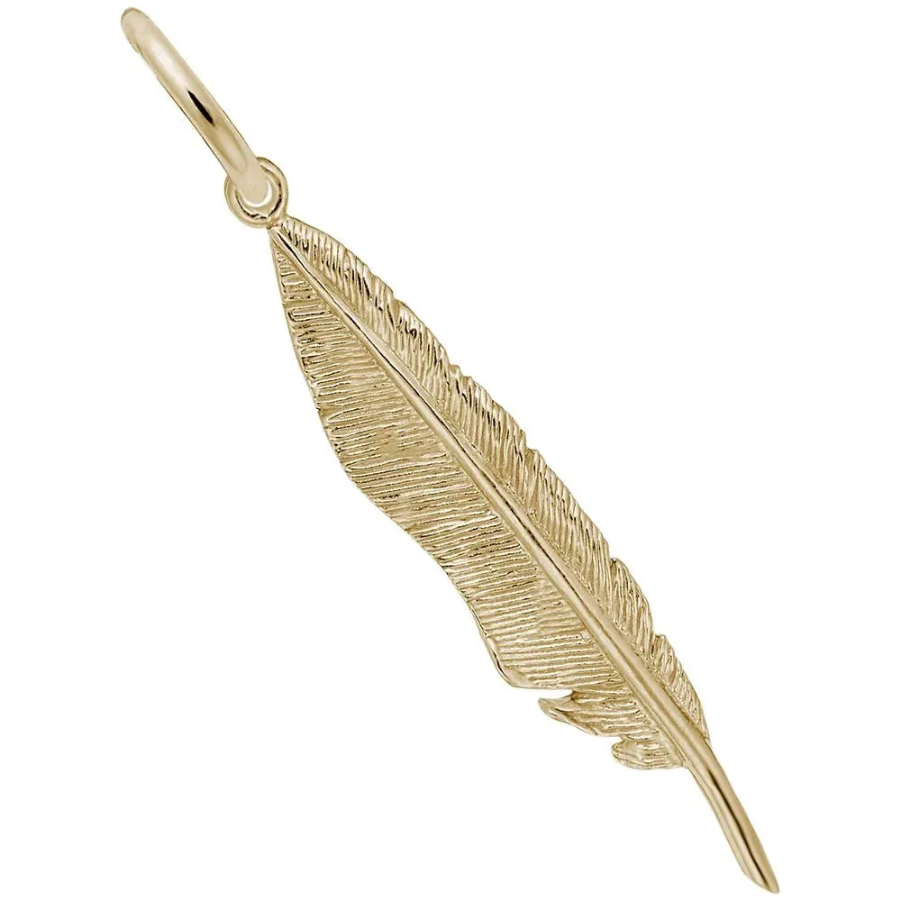 Rembrandt Charms - Feather Charm - 6589