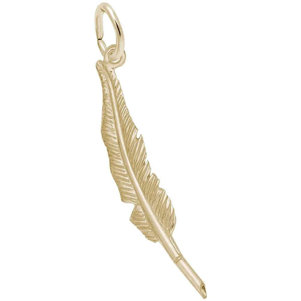 Rembrandt Charms - Feather Pen Charm - 2337