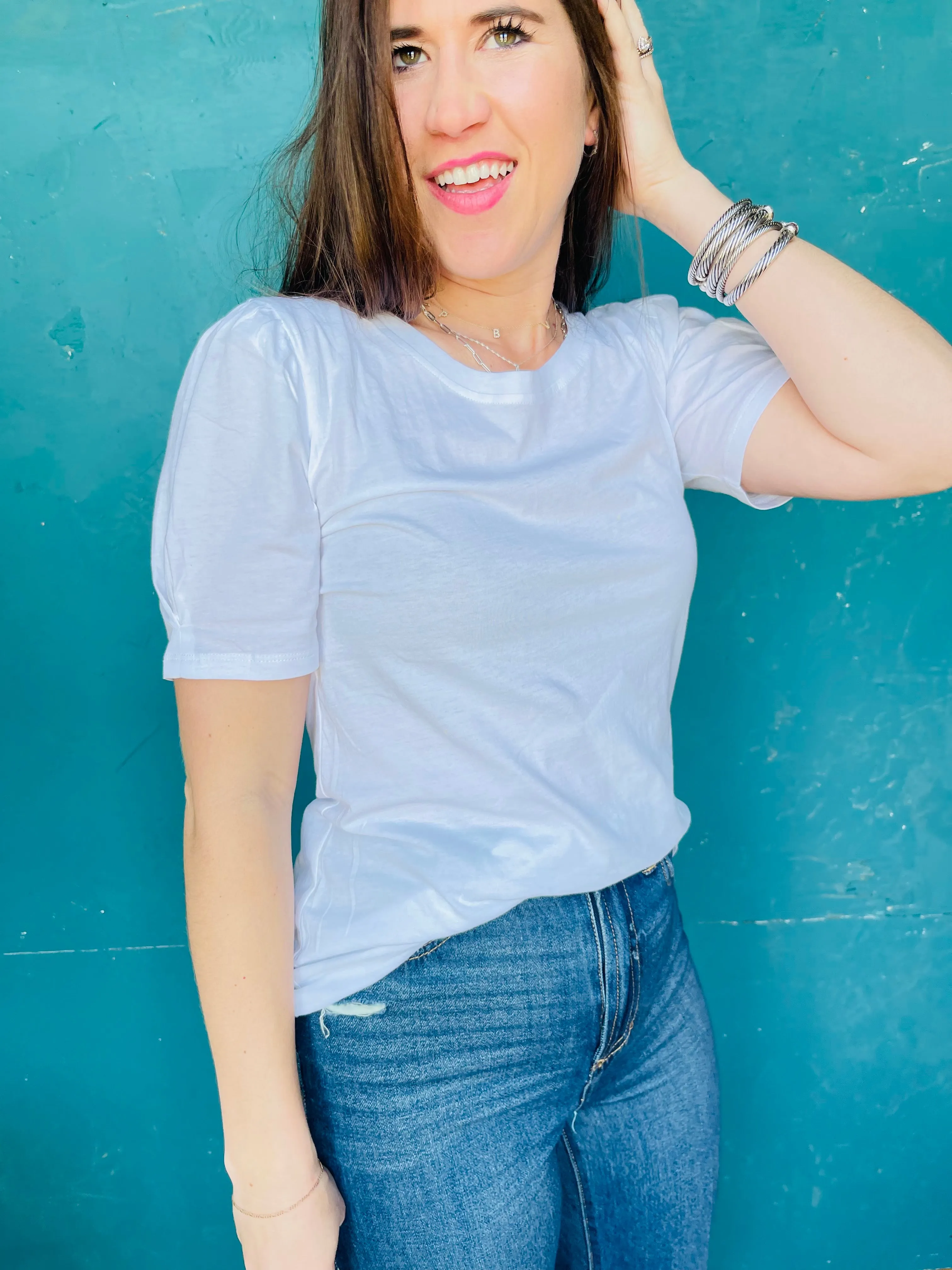 Scarlette Puff Shoulder Top