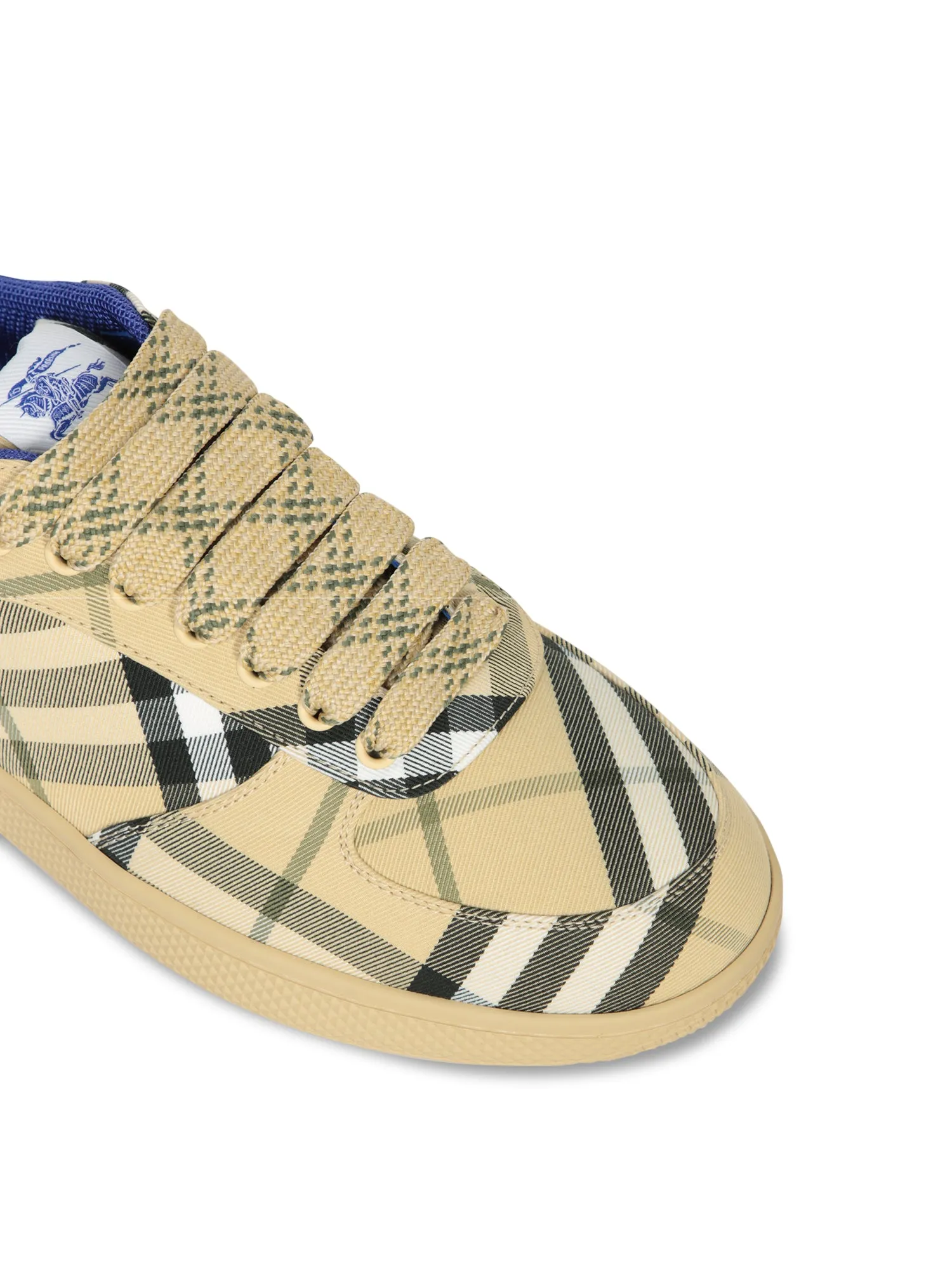 Seasonal Check Beige Sneakers