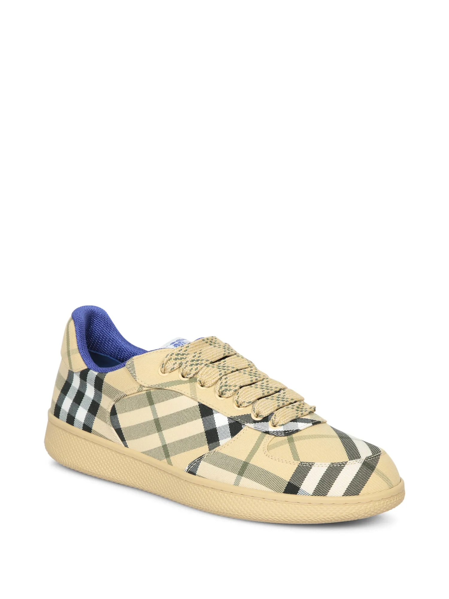 Seasonal Check Beige Sneakers