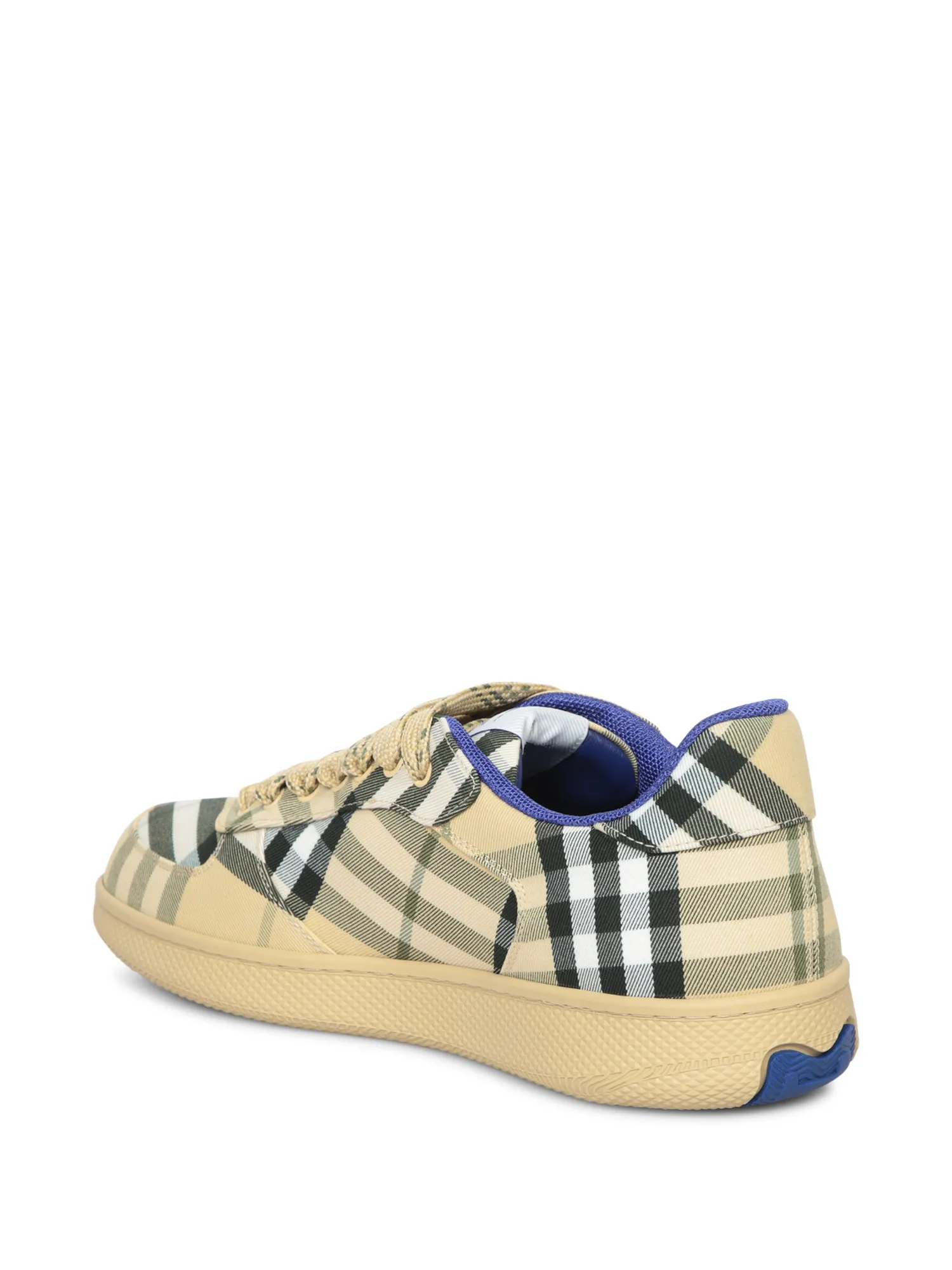 Seasonal Check Beige Sneakers