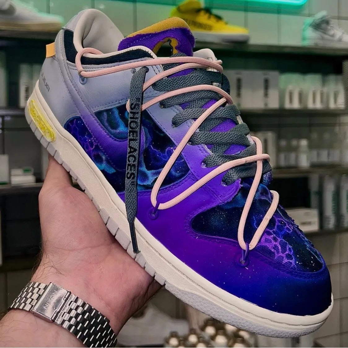 SNEAKER FULL CUSTOM SERVICE <br> WITH RETURN SHIPPING <br> PRICE - £600