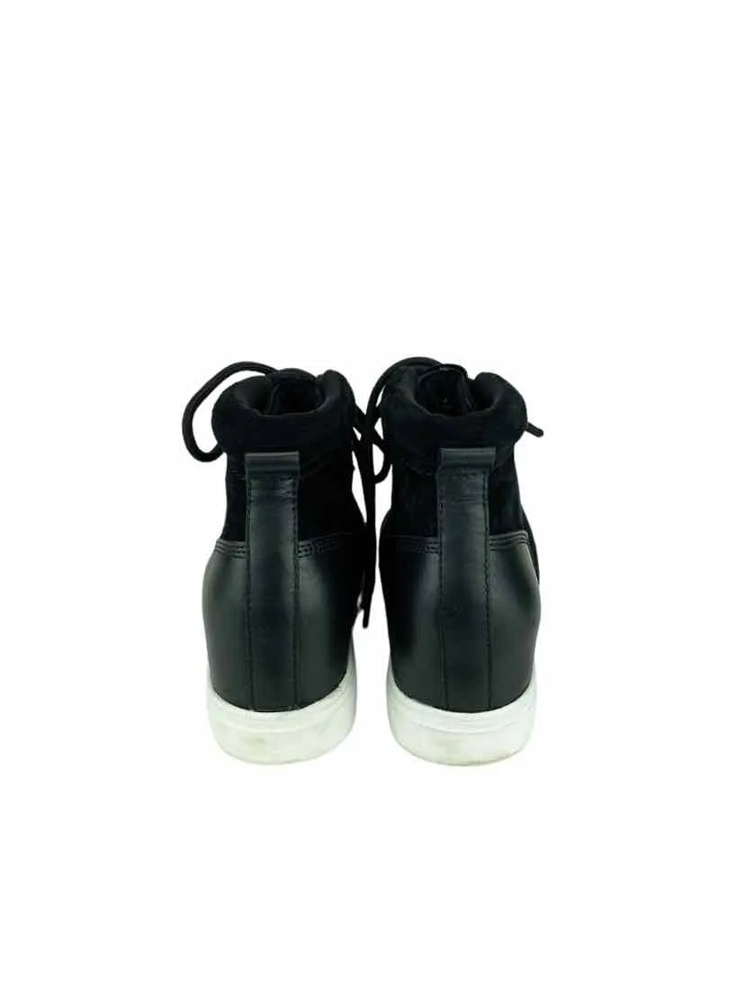Steven by Steve Madden Women's Kalea Suede High-Top Sneaker Black Size 9.5