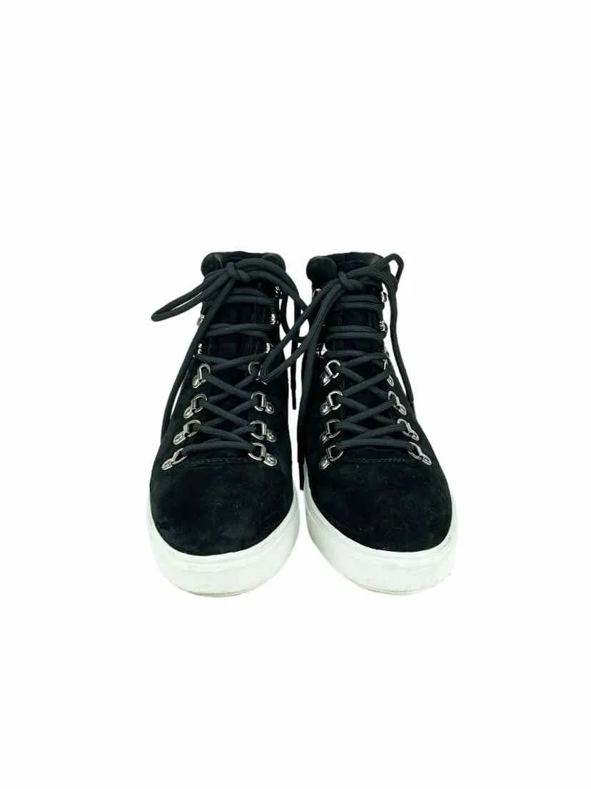 Steven by Steve Madden Women's Kalea Suede High-Top Sneaker Black Size 9.5