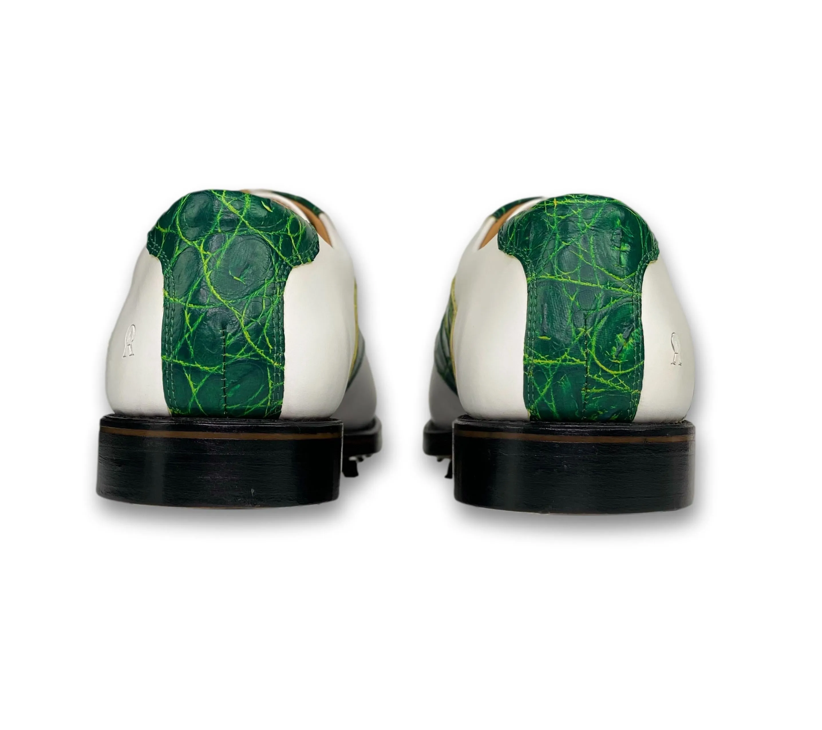 Two-Tone Nile Crocodile Golf Shoe
