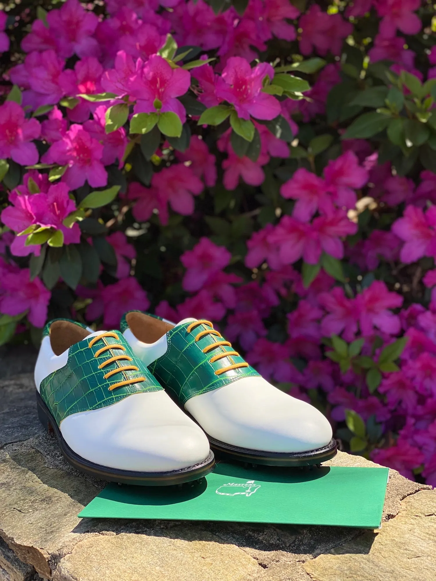 Two-Tone Nile Crocodile Golf Shoe
