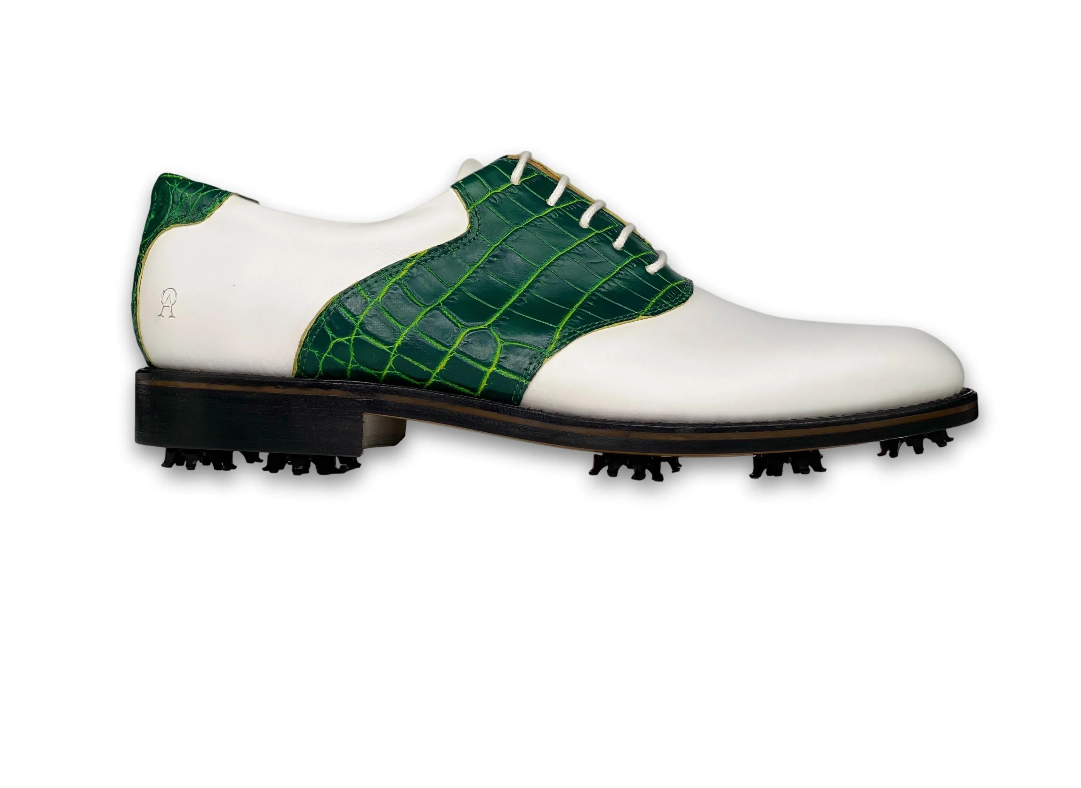 Two-Tone Nile Crocodile Golf Shoe