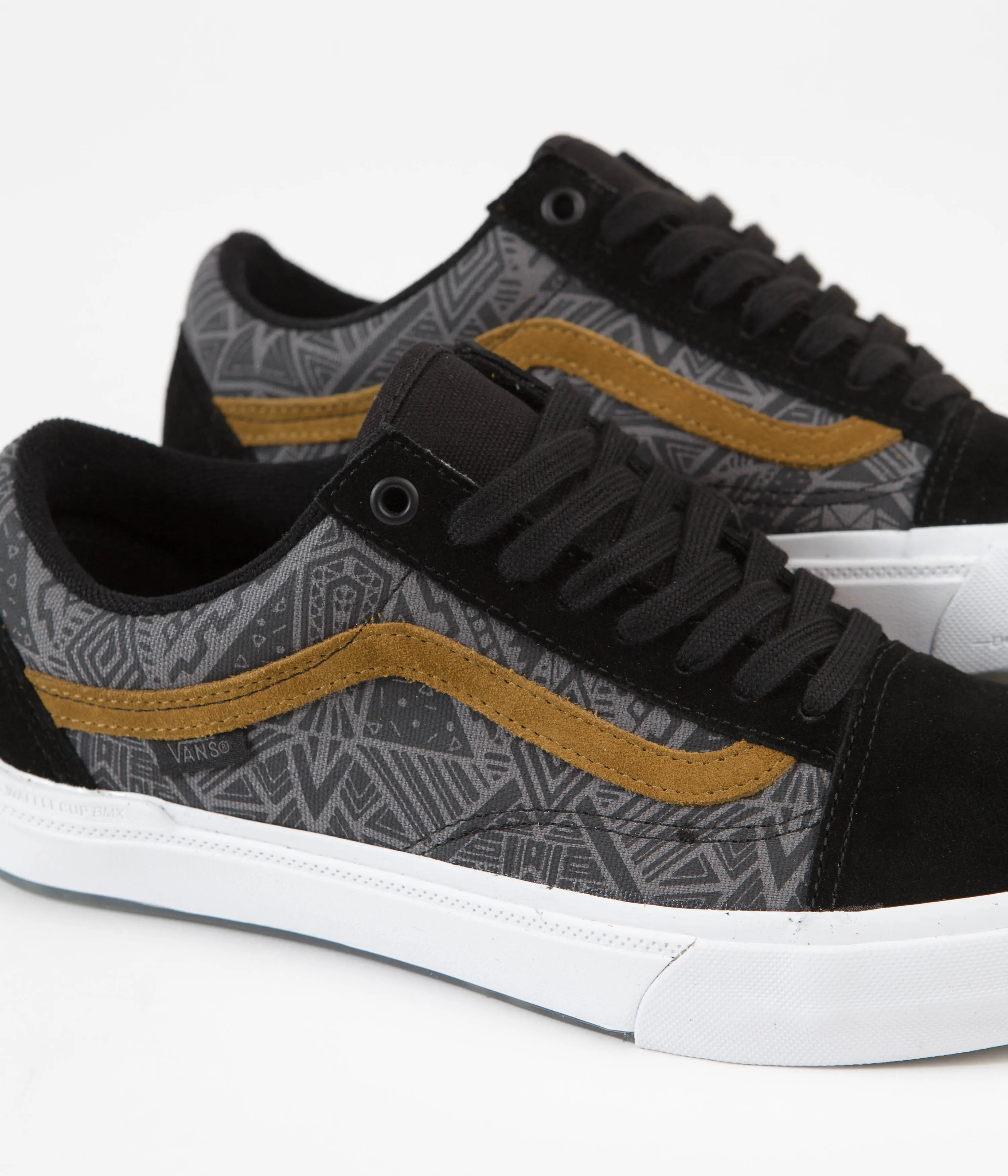 Vans BMX Old Skool Shoes - (Courage Adams) Black / Golden Brown
