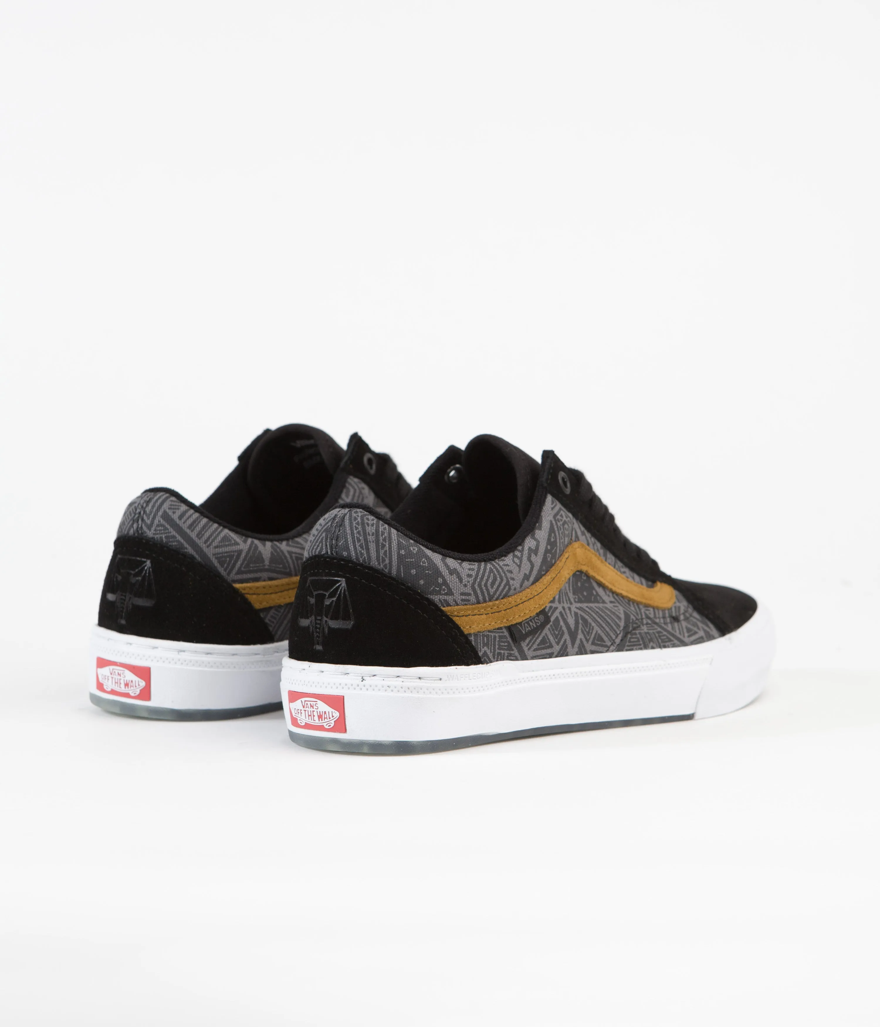 Vans BMX Old Skool Shoes - (Courage Adams) Black / Golden Brown