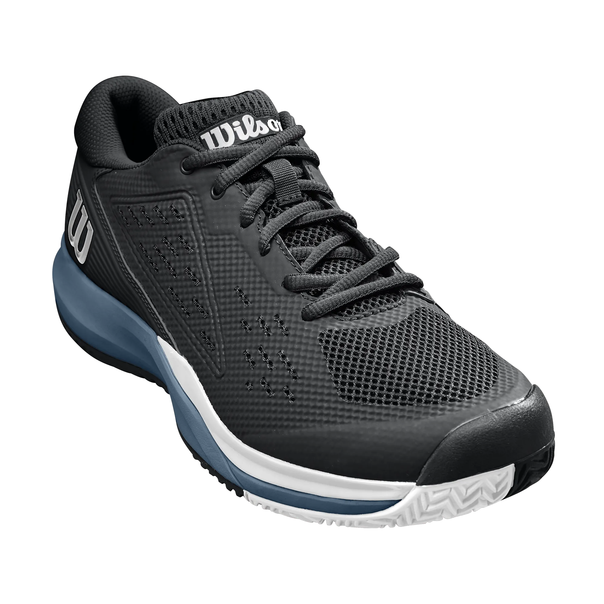 Wilson Men's Rush Pro Ace Tennis Shoes Black Blue