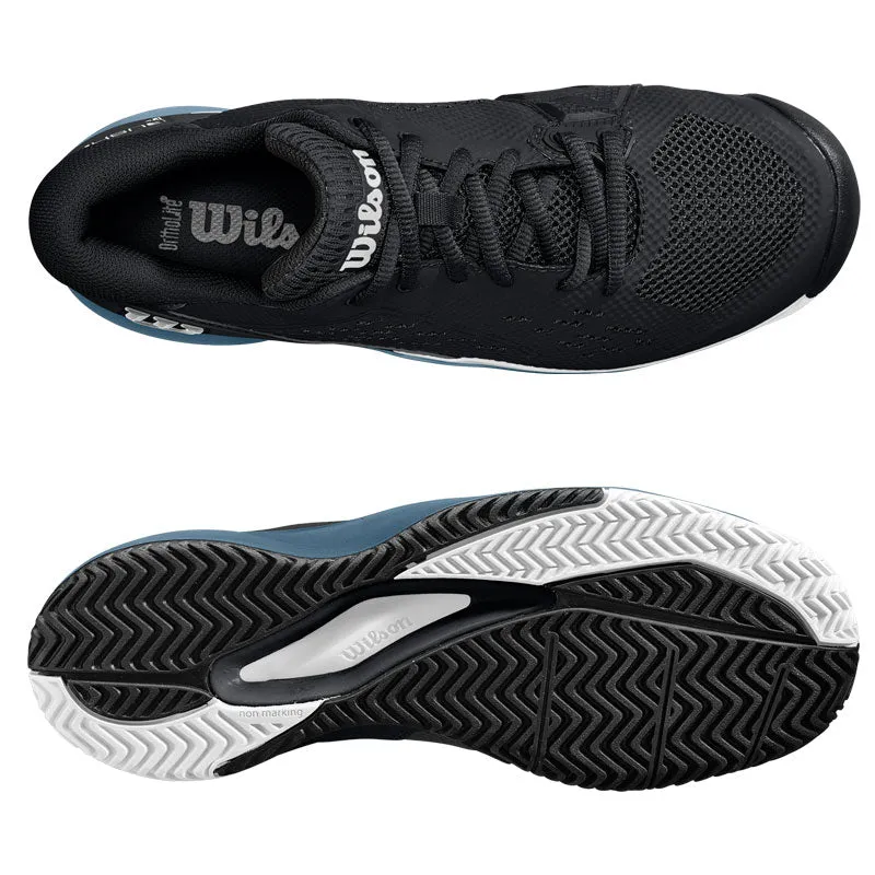 Wilson Men's Rush Pro Ace Tennis Shoes Black Blue