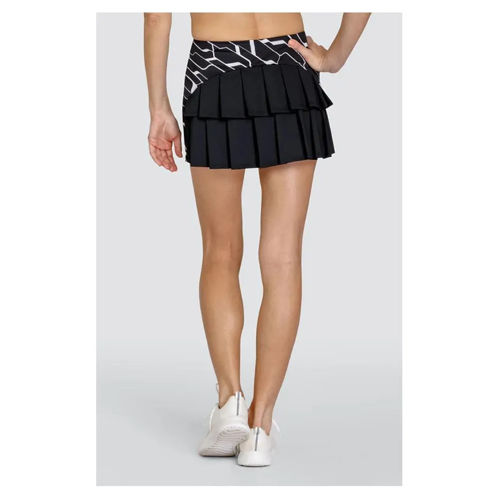 Women's Murphy 12.5 Inch Pleated Tennis Skort Cascade Geo