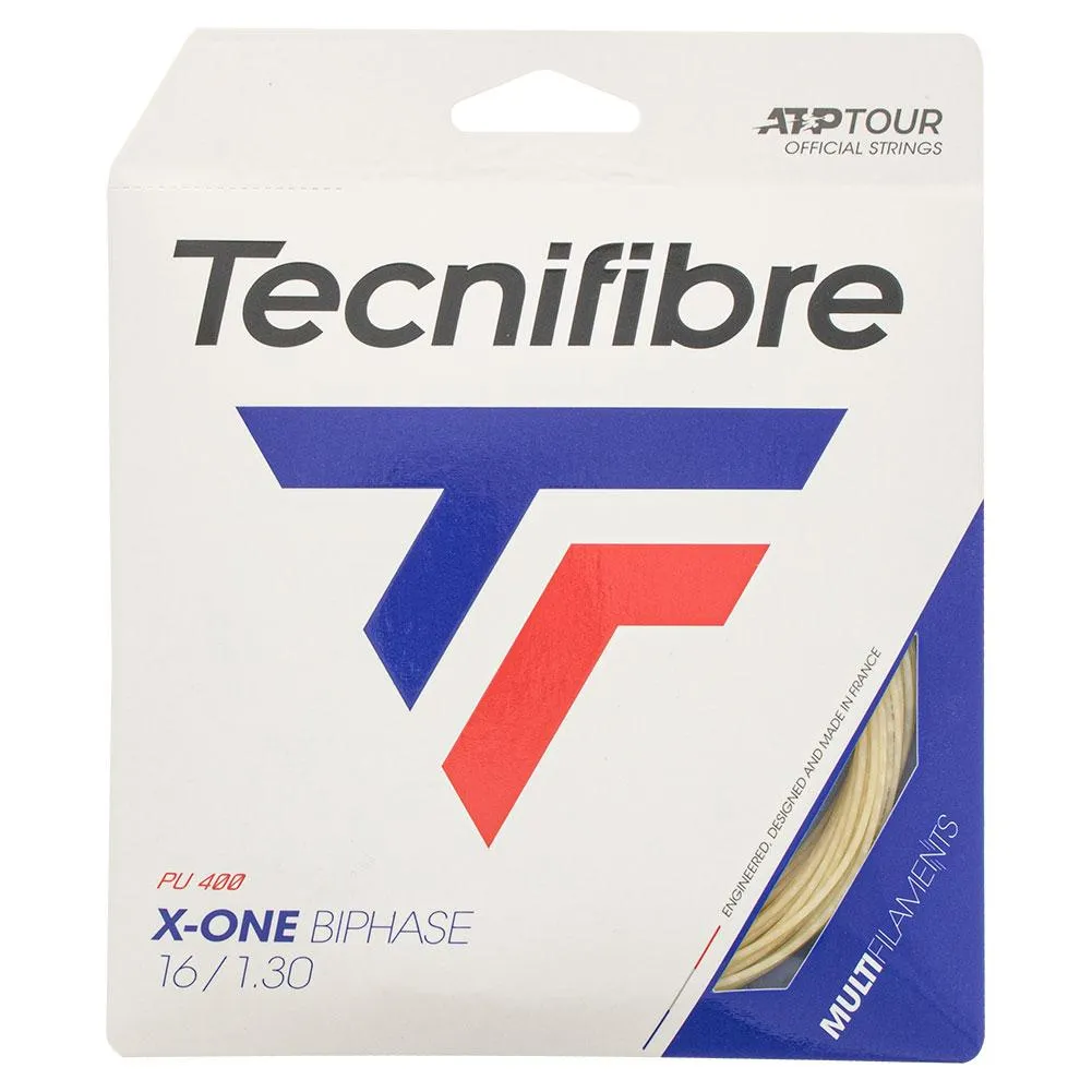 X-One Biphase Tennis String Natural